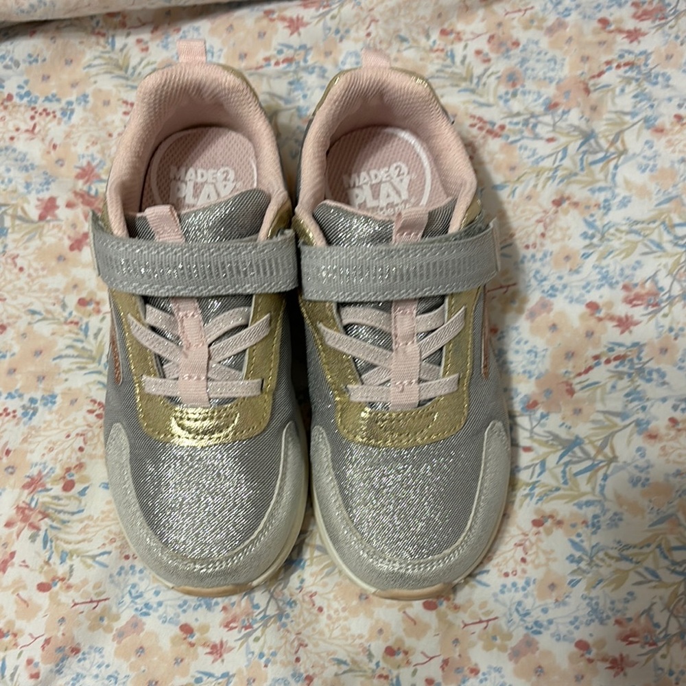 Kids Metallic Wide-Fit Stride Rite Sneakers